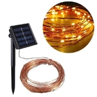 Battery Powered Solar Powered Outdoor String Lights Decorations Waterproof Lamp